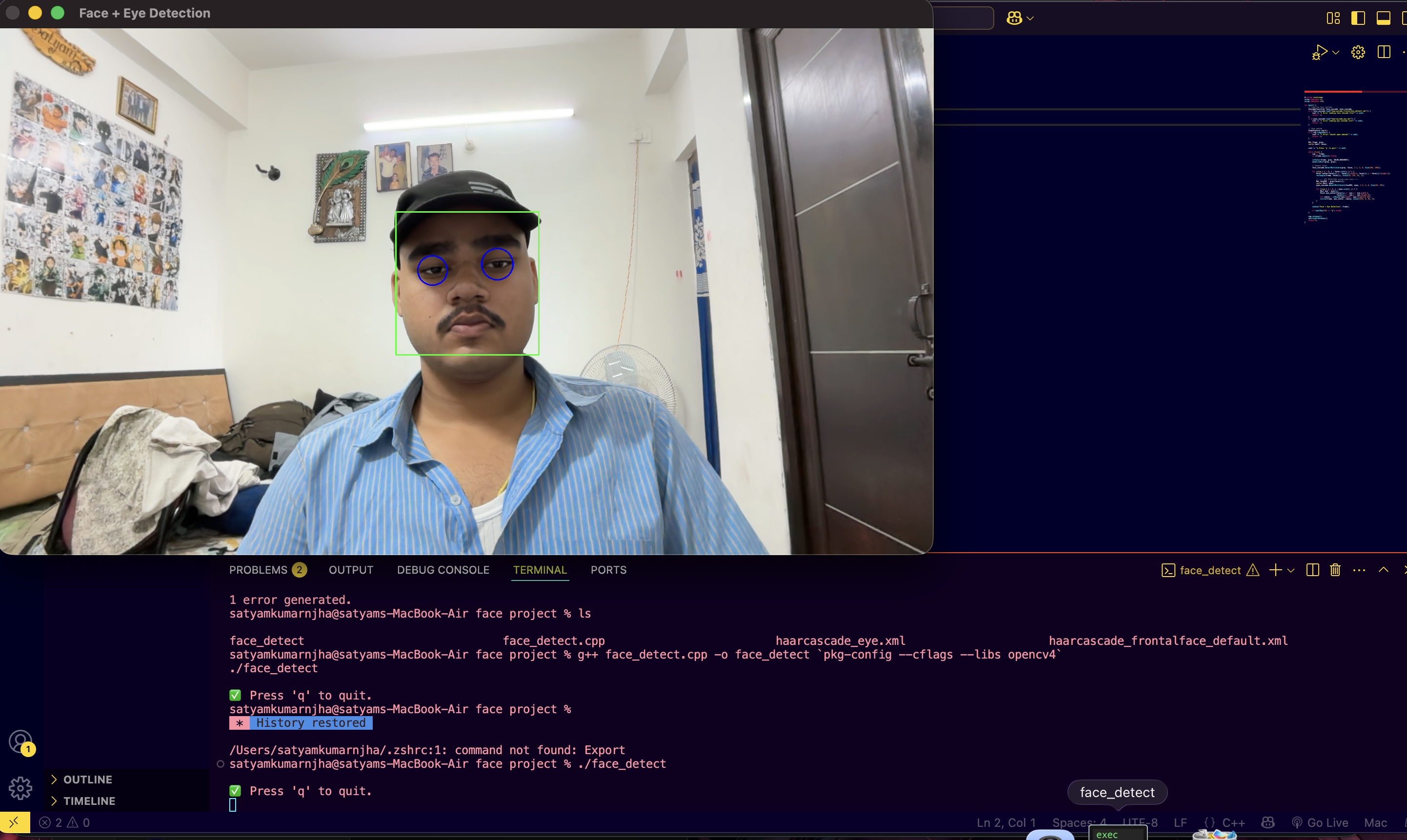 Face & Eye Detection